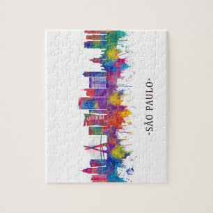 Puzzle Skyline de São Paulo Brésil