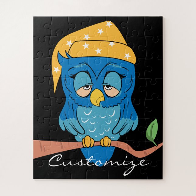 Puzzle Sleepy Owl Thunder_Cove (Vertical)