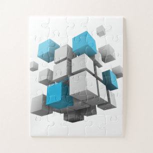 Puzzle SlipperyJoe's 3D cubes squares three-dimensional d