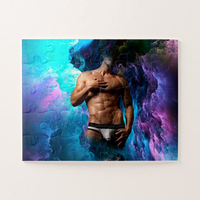 Puzzle SlipperyJoe's artistique Homme sous-vêtements bulg (Horizontal)