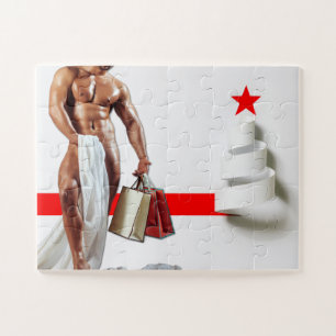 Puzzle SlipperyJoe's Christmas shopping livre blanc spira