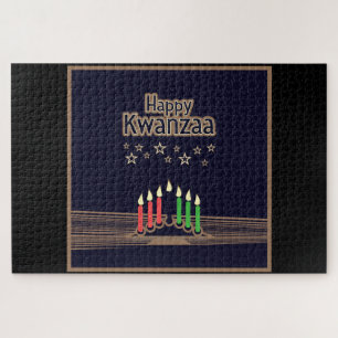 Puzzle SlipperyJoe's Happy Kwanzaa Décembre Afro-Américai