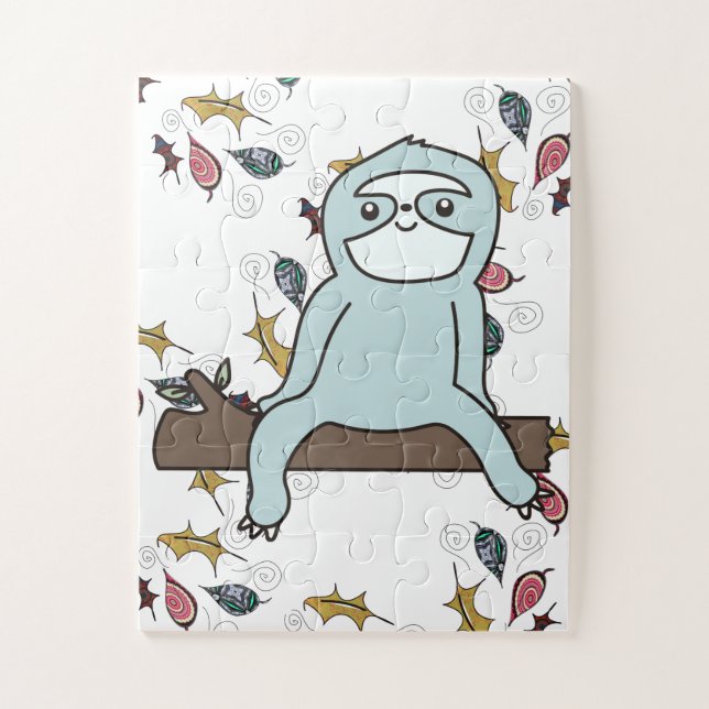 Puzzle Sloth (Vertical)