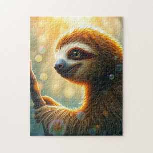 Puzzle Sloth au lever du soleil