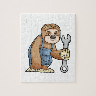 Puzzle Sloth comme artisan avec clé