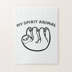 Puzzle Sloth Est Mon Esprit Animal