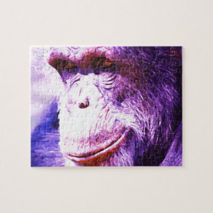 Puzzle Smiling Chimpanzee