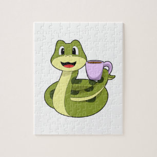 Puzzle Snake with Cup