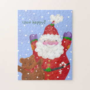 Puzzle Snow Happy