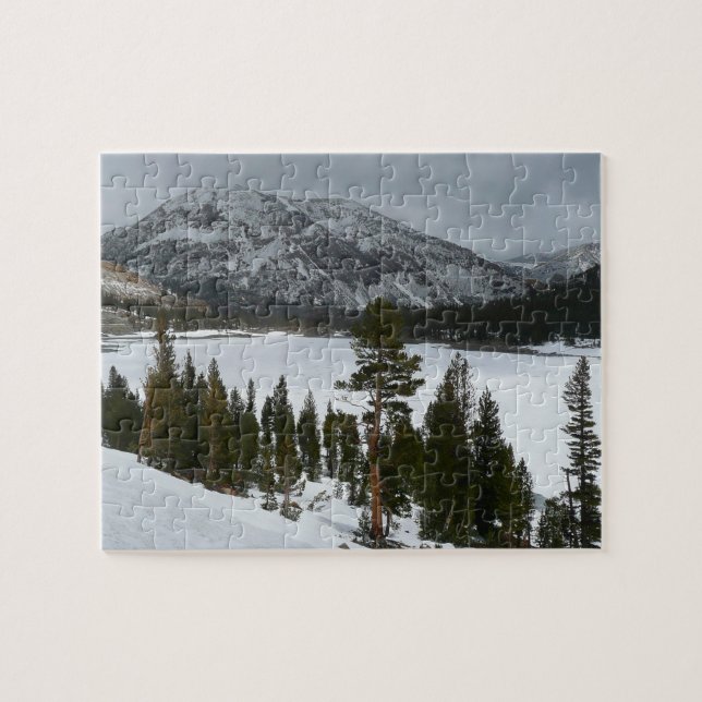 Puzzle Snowy Ellery Lake California Paysage hivernal (Horizontal)
