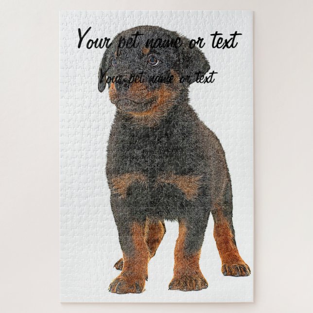 Puzzle So Cute, Puppy Rottweiler (Vertical)