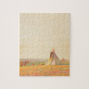 Puzzle Soirée des Prairies par Maynard Dixon