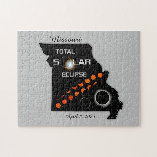 Puzzle solaire Eclipse du Missouri (Horizontal)