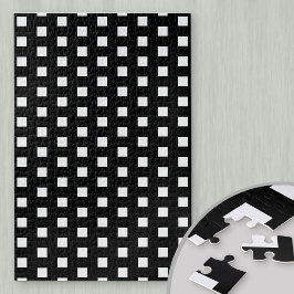 Puzzle Solid Black and White Squares