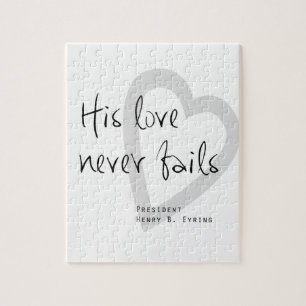 Puzzle son amour ne manque jamais henry b eyring citation