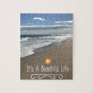 Puzzle Son une belle vie à la plage