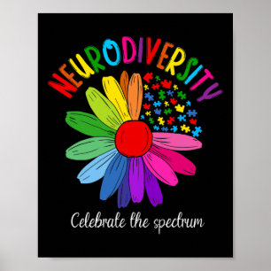 Puzzle Sonnenblumen Embrace Neuroversity Spektrum Poster