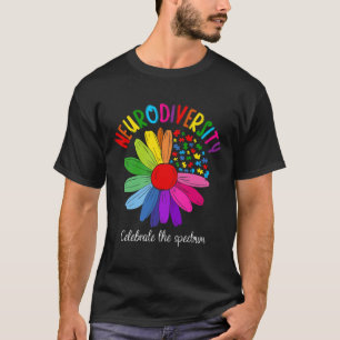 Puzzle Sonnenblumen Embrace Neuroversity Spektrum T-Shirt