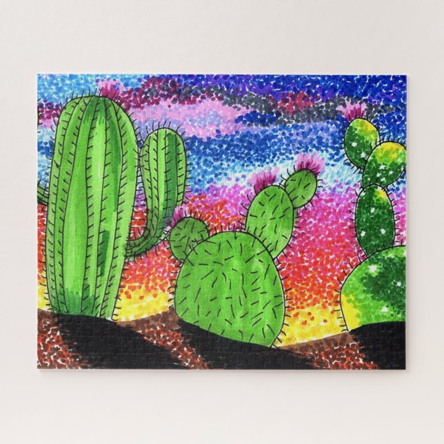 Puzzle - Sonnenuntergang der Wüste (Horizontal)