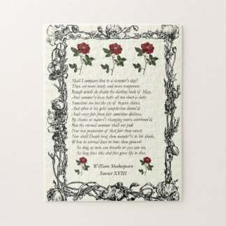 Puzzle Sonnet # 18 par William Shakespeare