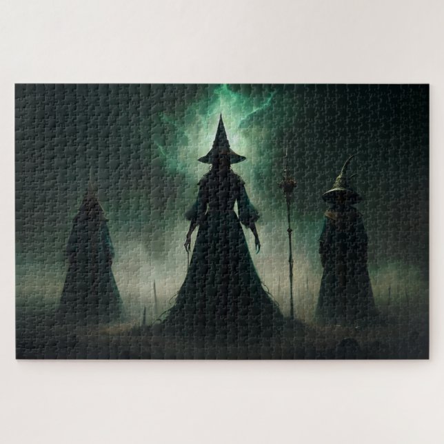 Puzzle Sorcières trio effrayantes, Sorcières Goya Sabbat (Horizontal)