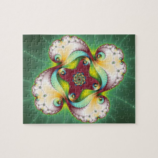 Puzzle Soubltle Glow - Fractal Art (Horizontal)