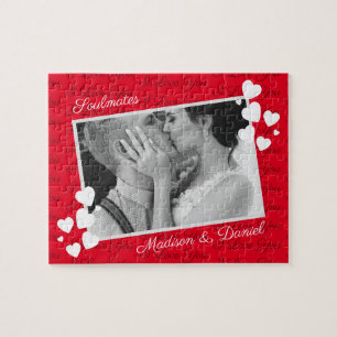 Puzzle Soulmates I Love You Personnalisé Photo Romantique