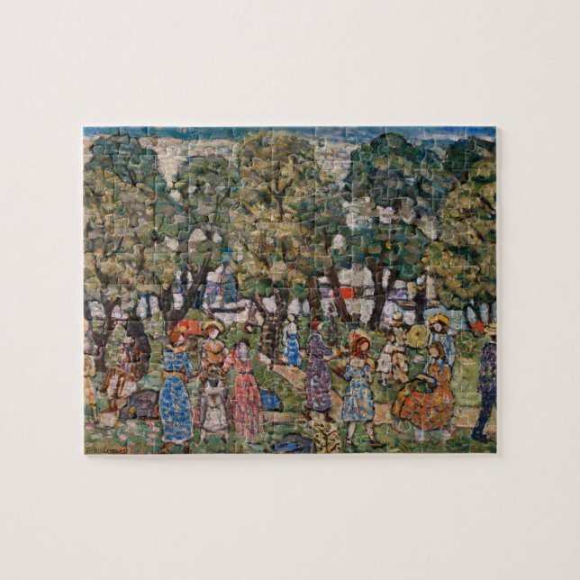 Puzzle Sous les arbres de Maurice Prendergast, Art (Horizontal)