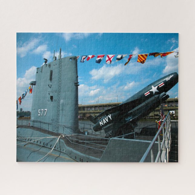 Puzzle Sous-marins Docks New York. (Horizontal)
