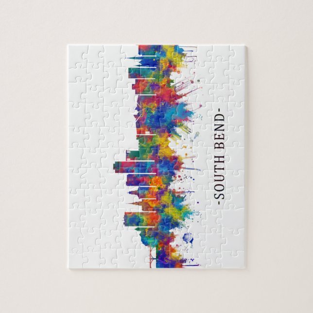 Puzzle South Bend Indiana (Vertical)