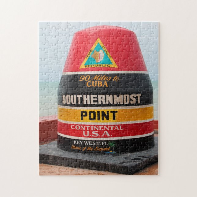 Puzzle Southern Most Point Florida. (Vertical)