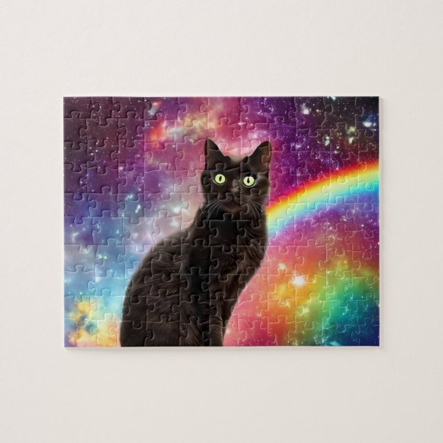Puzzle Space Cat (Horizontal)