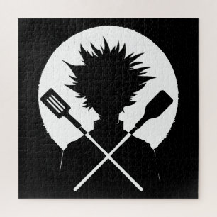 Puzzle Spatules Cuisine Drôle Chef Sauvage