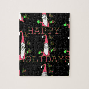 Puzzle Special Happy Holidays Ho Ho Ho Ink Sketch Père No