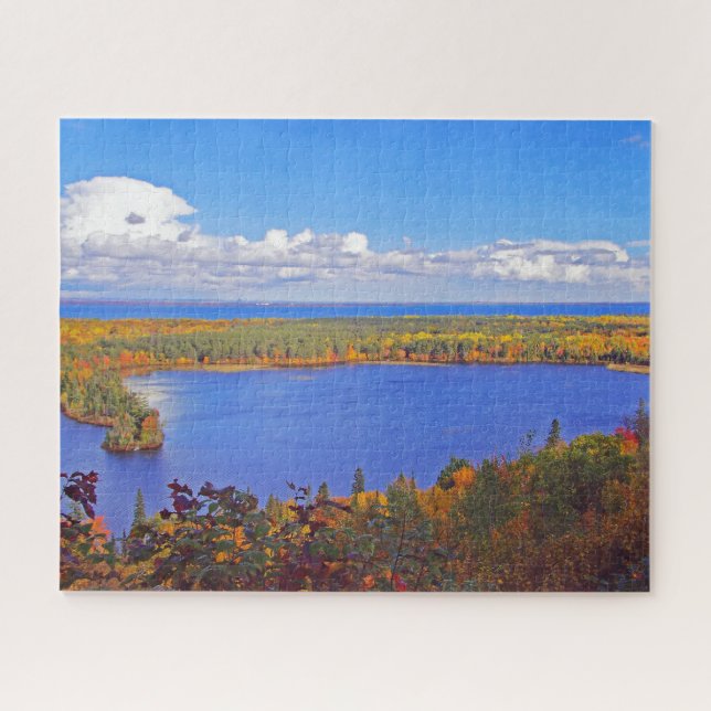 Puzzle/SPEKTAKELSEE, MICHIGAN IM HERBST (Horizontal)