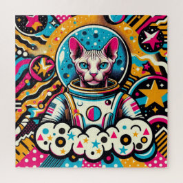 PUZZLE SPHYNX CAT-ASTRONAUT