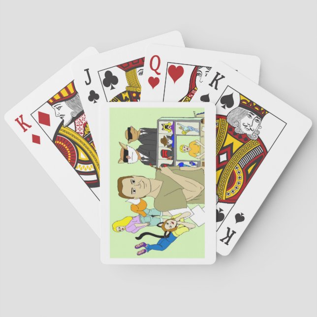 Puzzle Spielkarten (Rückseite)