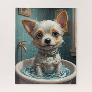 Puzzle Splish Splash, Time for Pet & Funny Animal Bains