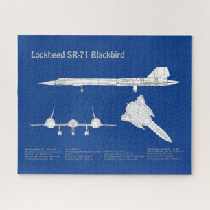 Puzzle SR-71 Blackbird - Plan directeur de l'avion ABD