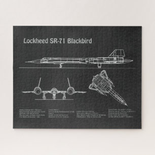 Puzzle SR-71 Blackbird - Plan directeur de l'avion PD