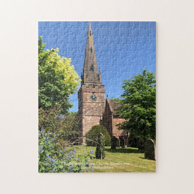 Puzzle St Benedict Biscop Church Wombourne Staffordshire (Vertical)