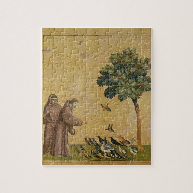 Puzzle St Francis d'Assisi prêchant aux oiseaux (Vertical)