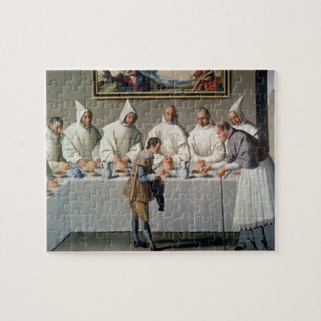 Puzzle St Hugh de Cluny (1024-1109) dans le réfectoire de (Horizontal)