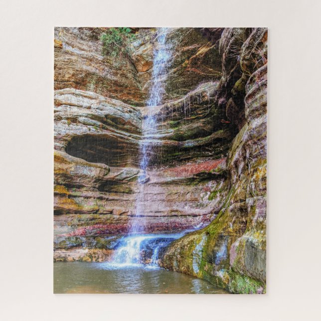 Puzzle St. Louis Canyon, Starved Rock State Park (Vertical)