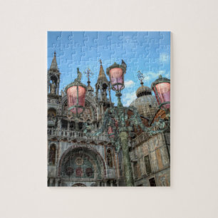 Puzzle St. Marks et lampe, Venise, Italie