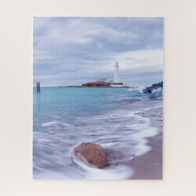Puzzle St Mary's Lighthouse Whitley Bay Royaume-Uni (Vertical)