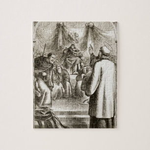 Puzzle St Patrick prêchant chez Tara, 'du trias Thu