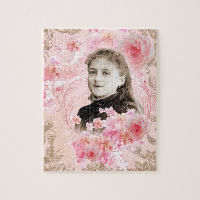 Puzzle St. Therese Rose Carmélite catholique C (Vertical)