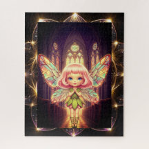 Stained glass, fairies, cathedrals, prayer