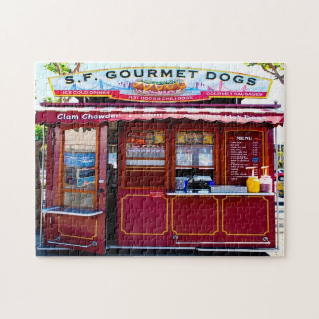 Puzzle Stand de hot-dog Californie. (Horizontal)